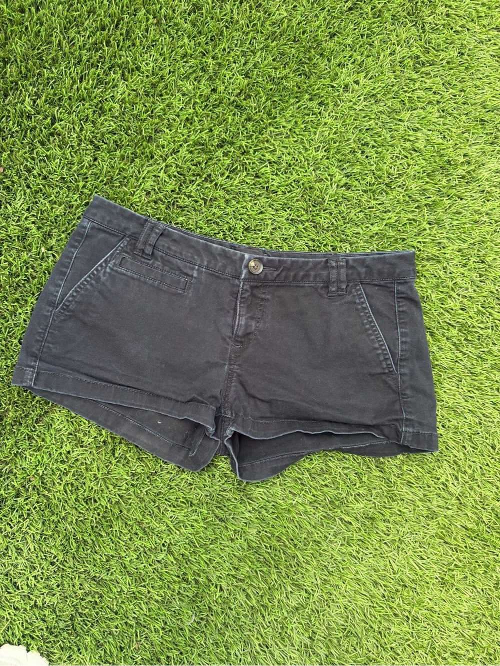 Express Black Denim Jean Shorts